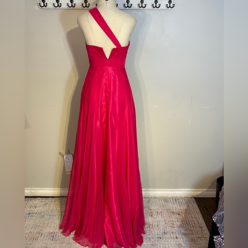 Night Moves One Shoulder Pink Dress nwot size 6 - Picture 2 of 11